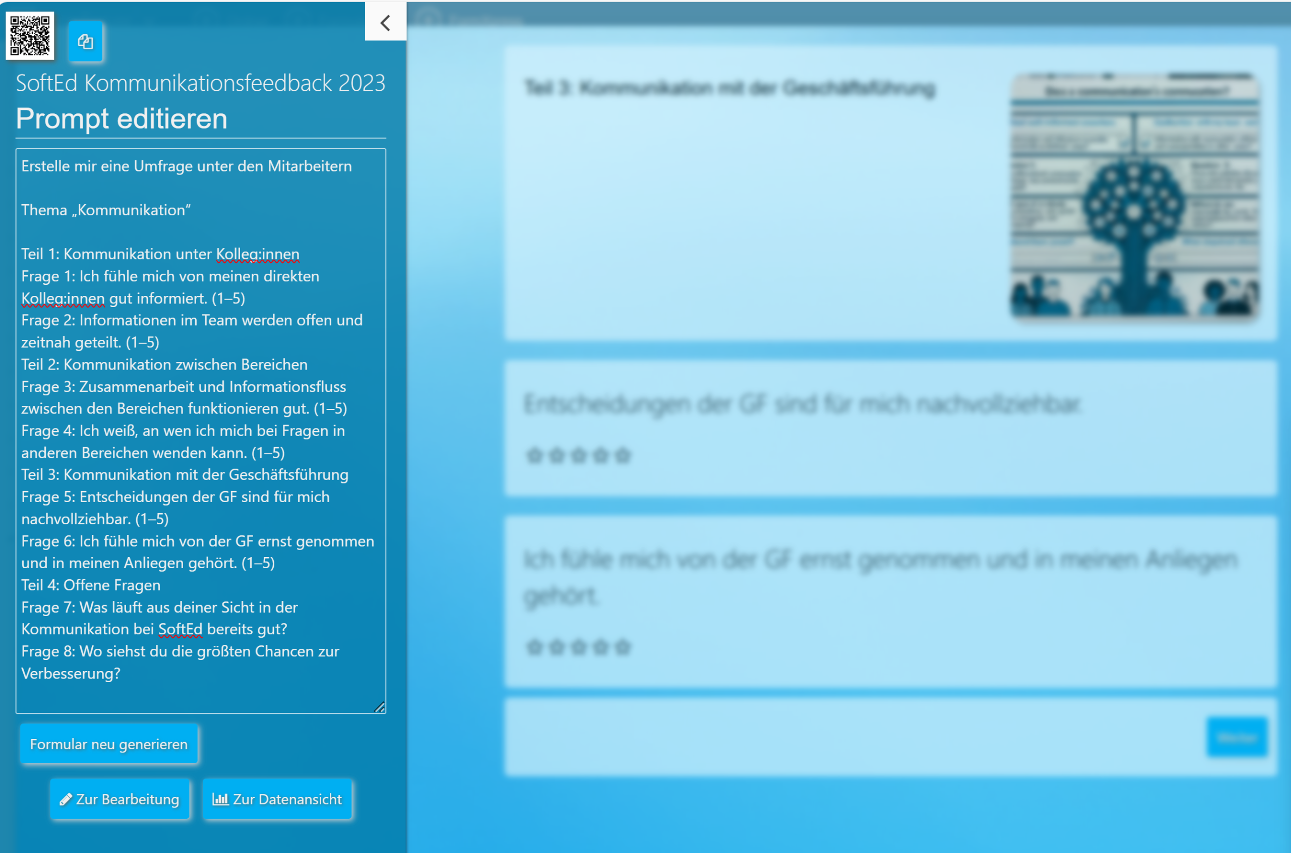 Passen Sie Ihren Prompt an …